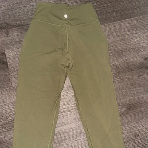 Lululemon Align High-Rise Cropped Jogger in Bronze Green